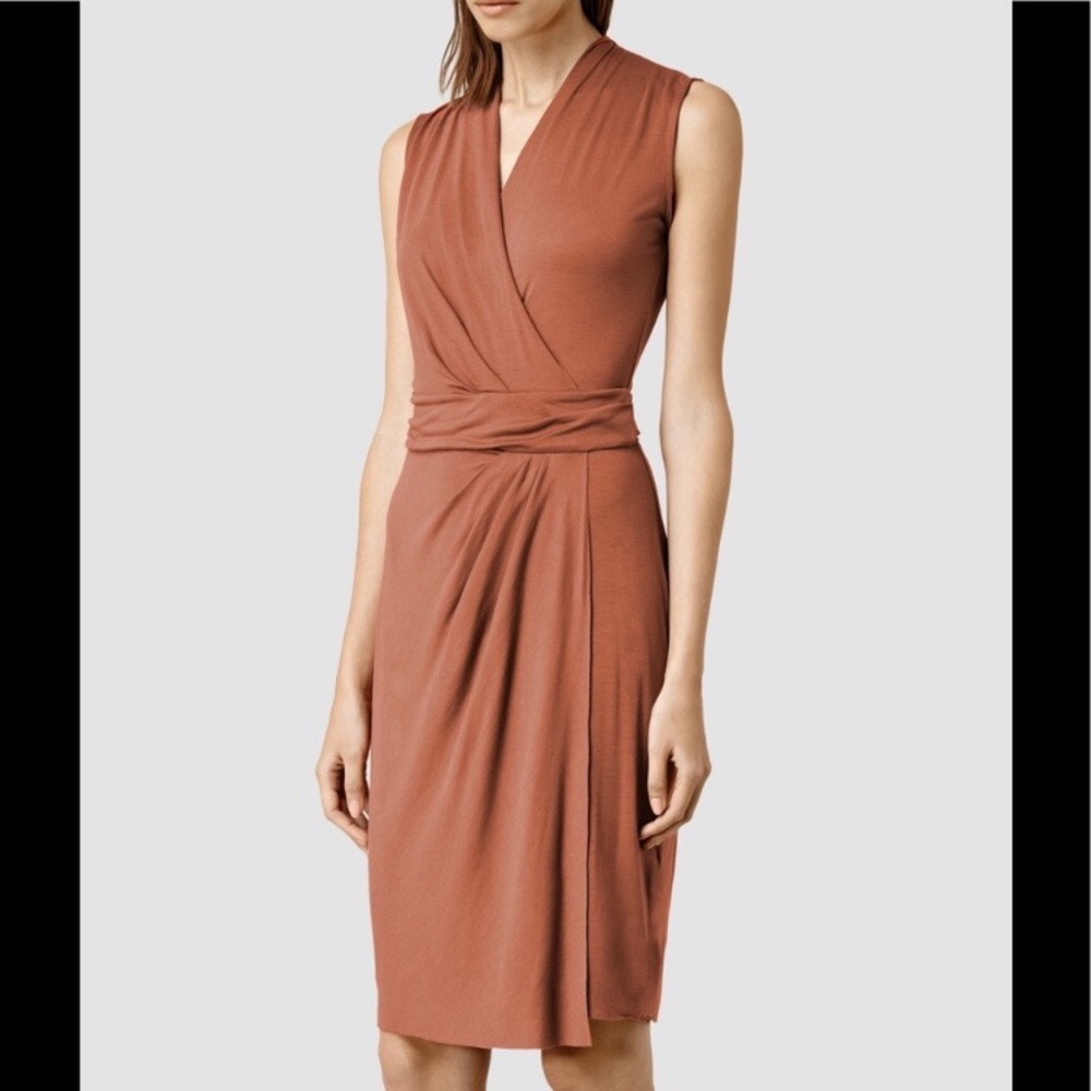 Novi wrap dress never worn, in rose